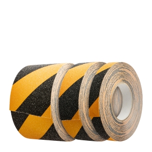 Antislip tape, zwart/geel 