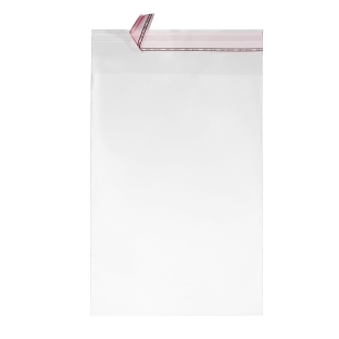 Mailing enveloppen met klep, milieuvriendelijke PLA-folie 119 x 162 mm