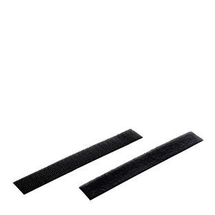 Klittenband kabelbinder/tiewrap, 202 x 12 mm , zwart 