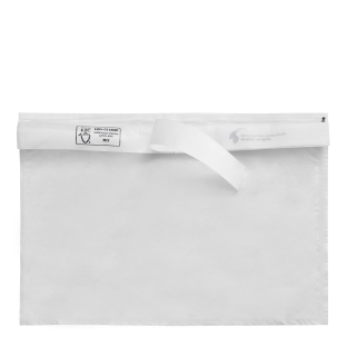 Mailing-/paklijsthoezen, gerecycled PE-folie, transparant A5