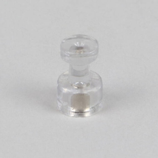 Magnetische pins, ø = 10 mm, set á 10 stuks transparant