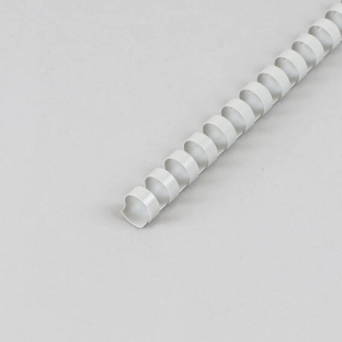 Plastic bindruggen A4, rond 14 mm | grijs