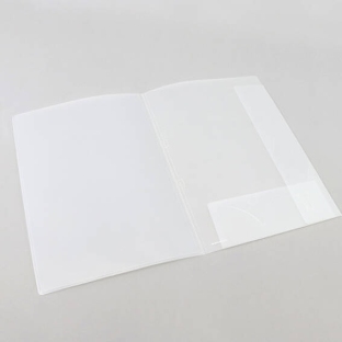 Offertemap A4, transparant insteekvak aan voorkant en CD-vakje, inhangoogjes, PP-Folie, mat transparant 