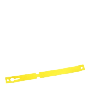 Lushanger voor sleutels, HDPE-folie geel
