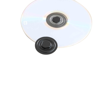 CD-rozetten - CD-clips, 35 mm, zwart 