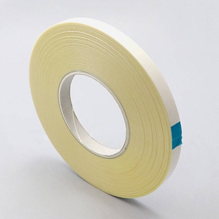 Dubbelzijdig PET tape, sterke acrylaatlijm, witte papieren schutlaag, TL21 12 mm