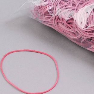 Rubberen elastieken, rood 100 mm | 1 mm