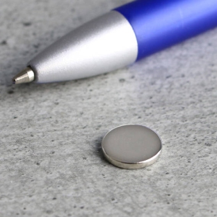 Neodymium magneetrondjes, 10 mm x 1,5 mm, N35 