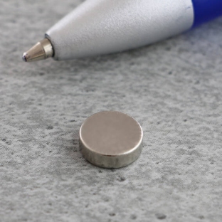Neodymium magneetrondjes, 8 mm x 2,5 mm, 33H 