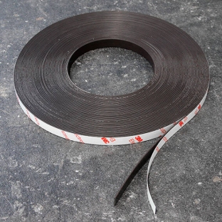 Magneetband, zelfklevend, sterk 10 mm | 1 mm | 30 m