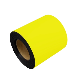 Gekleurd magneetband 150 mm | geel