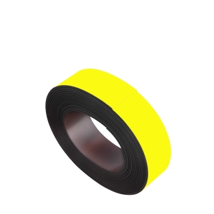 Gekleurd magneetband 40 mm | geel