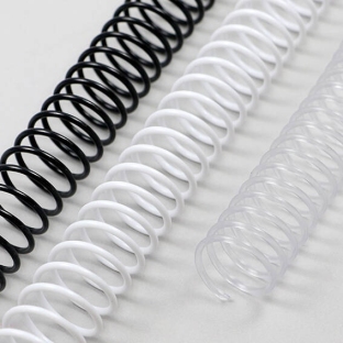 Kunststof bindruggen (PVC-Coils), A4, 4:1 Deling 