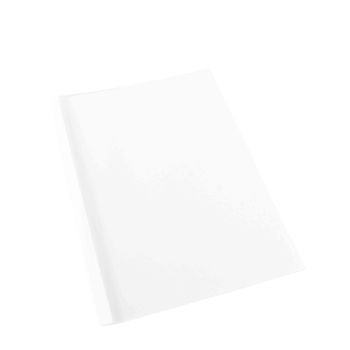 Thermische bindmap A4, Deponeerklep, karton, tot 15 vel, wit 1,5 mm