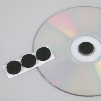 CD-foamrondjes, zwart 