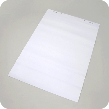 Flipchart papier, 68 x 99 cm, wit 