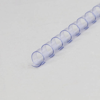 Plastic bindruggen A4, rond 10 mm | transparant