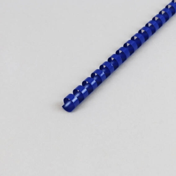 Plastic bindruggen A4, rond, 12 mm | blauw