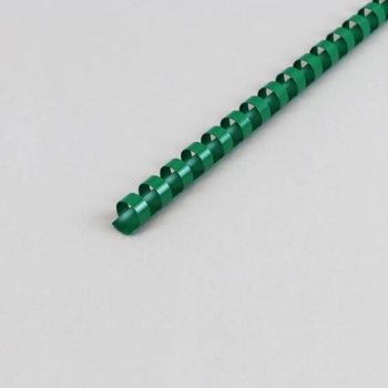 Plastic bindruggen A4, rond 12 mm | groen