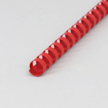 Plastic bindruggen A4, rond 16 mm | rood