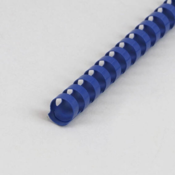 Plastic bindruggen A4, rond, 16 mm | blauw