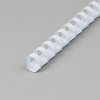 Plastic bindruggen A4, rond, 19 mm | wit