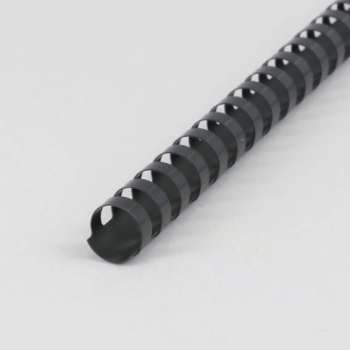 Plastic bindruggen A4, rond, 19 mm | zwart