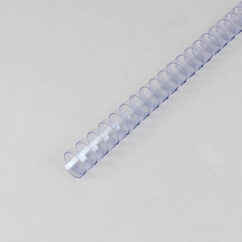 Plastic bindruggen A4, ovaal, 22 mm | transparant