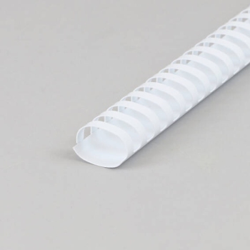 Plastic bindruggen A4, ovaal, 32 mm | wit