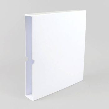 Opbergmap/slipcase voor ringband A4, wit, 40 mm