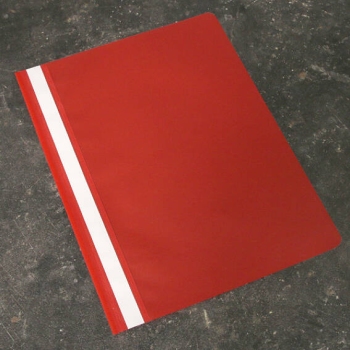 Snelhechtmappen, A4, PP-folie, rood 