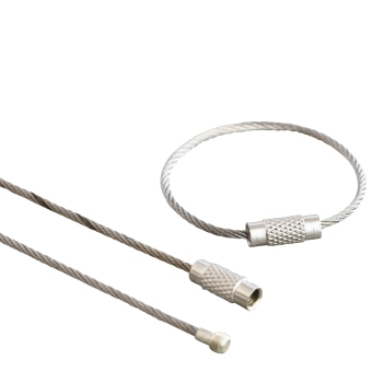 Kabelsluitringen met schroefsluiting, 110 mm, zilverkleurig 