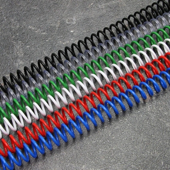 Kunststof spiraalbindingen (PVC-Coils) | maatwerk 