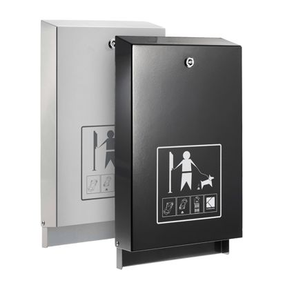 Hondenpoepzakjesdispenser, staal 