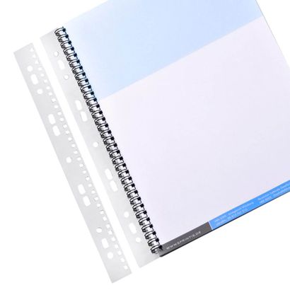 Filestrips voor wirebind bindruggen, A4, 3:1, vierkante perforatie 