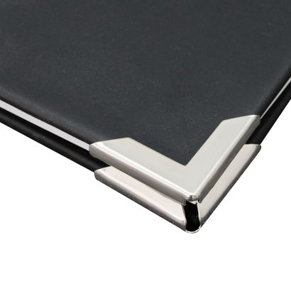 Boekhoeken metaal PS 16 - 16 x 16 mm  | vernikkeld 