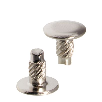 Inslagkop voor busschroeven, 8 mm, vernikkeld 