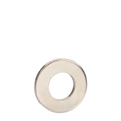 Onderlegschijf / opvulring voor busschroeven, 10 mm, vernikkeld 