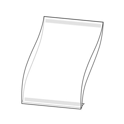 Posterhoezen, hard PVC null | staand formaat