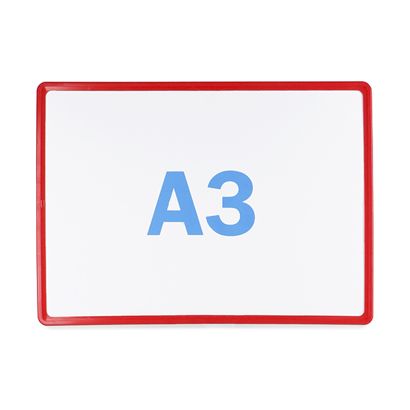 Posterframe, kunststof A3  | rood 