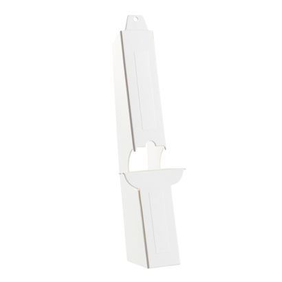 Kartonnen standaard/ezel (dubbele steun), wit 
