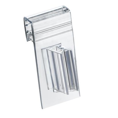 Kaartgripper/schapstopper clip voor scanrails 