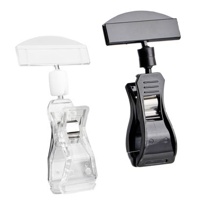 Sign-Clip met grote klem en prijskaarthouder 