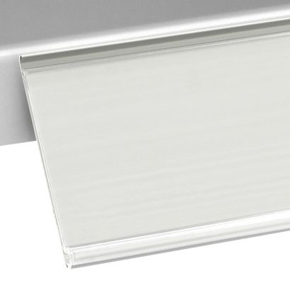 Prijsrail/scanrail DBR, zelfklevend 39 mm | 1000 mm | grijs  | zelfklevend (standaard tape) 