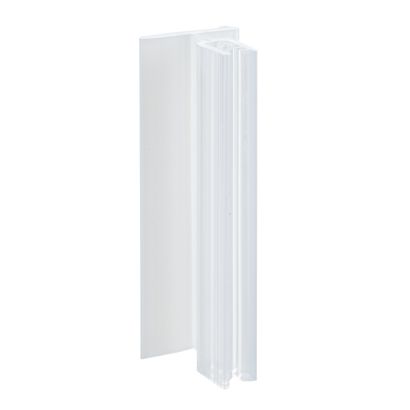 Kaartgrippers, zelfklevend in 90° hoek met flexibele Steg | 75 x 25 mm
