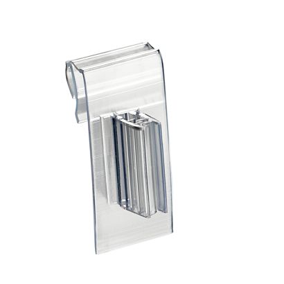Kaartgripper/schapstopper clip voor scanrails flexibel 