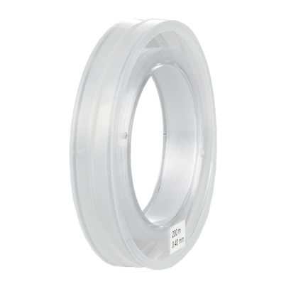 Nylon koord op rol, transparant (1 rol á 200 m) 