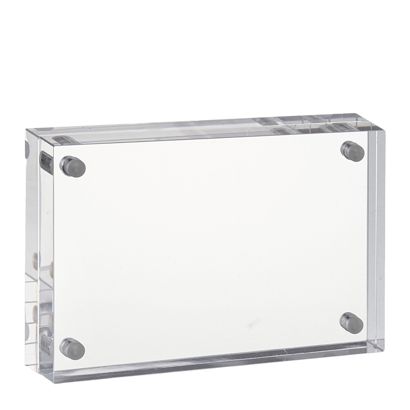 Magnetische fotolijstjes, transparant 95 x 65 mm  | 16 mm