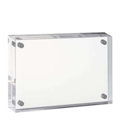 Magnetische fotolijstjes, transparant A7 - 74 x 105 mm  | 16 mm