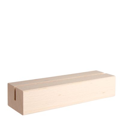 Kaarthouder van hout, voet voor variabel insteeksysteem MODUL null | 148 mm | null